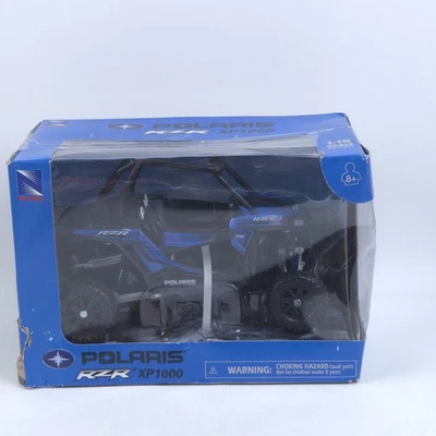POLARIS RZR XP 1000 BUGGY BLUE 1/18 DIECAST MODEL BY NEW RAY 57593 B - Image 1 of 4