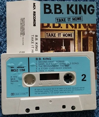 B.B.King: Take It Home Tape Cassette Album 1979 Excellent Condition - Image 1 of 4