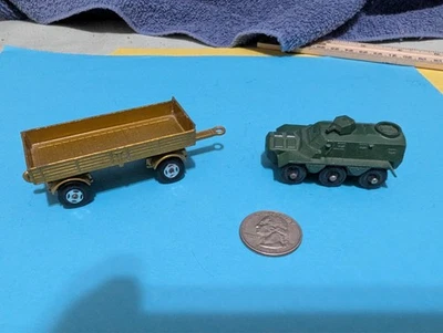 MATCHBOX LESNEY ARMY NO.54A SARACEN TRANSPORTE DE PERSONAL, remolque Mercedes Benz, Foto 1 de 4