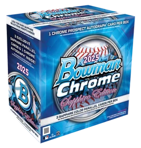 2025 Bowman Chrome Sapphire Edition Baseball versiegelte Hobbybox IN HAND - Bild 1 von 1
