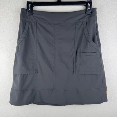 Lucy Mujer’s XS Ropa Activa Gris Falda Skorts Bolsillos Atletismo Informal Golf Cremallera Foto 1 de 4