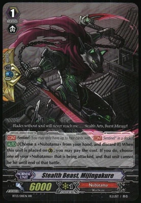 CardFight!! Vanguard - Stealth Beast, Mijingakure 2014 BT13/011EN RR - Image 1 of 2
