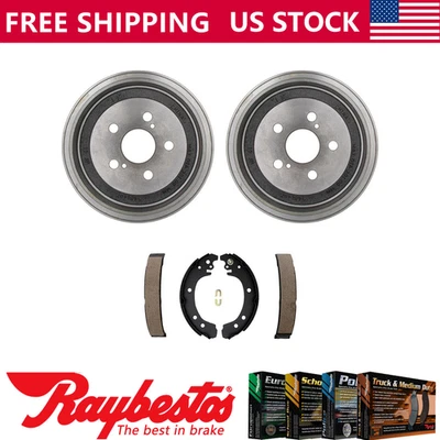 Kit trasero tambores de freno y zapatas de freno para Toyota Corolla 2003-2006 2007 2008 Foto 1 de 4