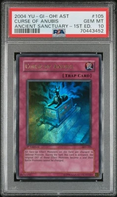 YUGIOH PSA 10 2004 Curse of Anubis AST-105 Ultra Rare 1st Edition *3452 - Image 1 of 2