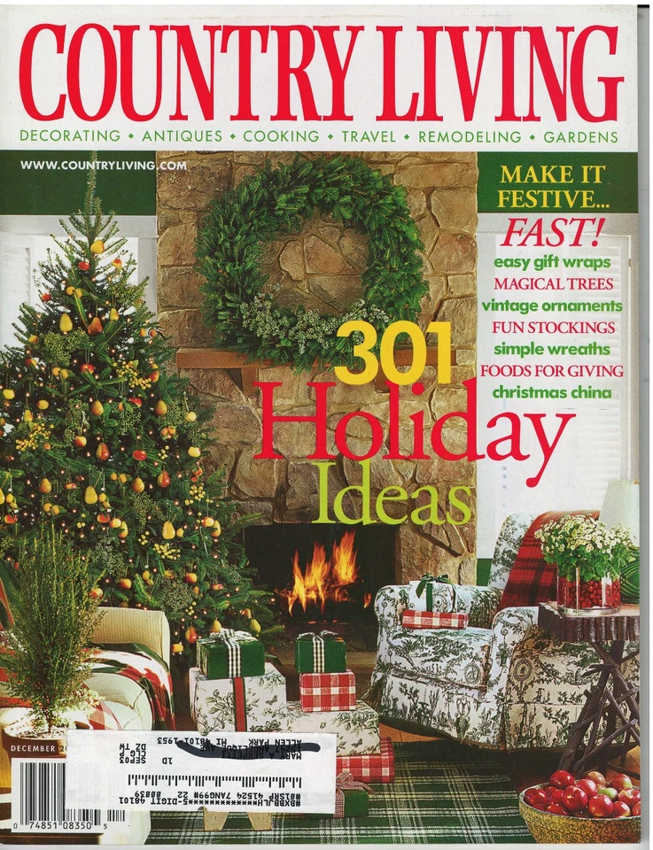 COUNTRY LIVING DECEMBER 2002 Foto 1 de 1