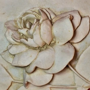 Hen-Feathers & Co., Cast Rose Vintage Flower Sculpture 8" - FREE SHIPPING - Picture 1 of 7