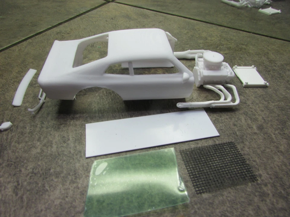 NEW 1/24 3D PRINTED '70 FORD MAVERICK  MODIFIED  RACE SLOT CAR / MODEL BODY. - Image 1 of 1