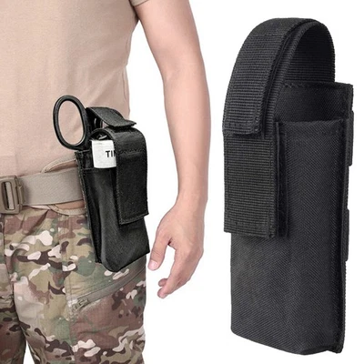 Funda para cuchillo de bolsillo plegable táctico Molle 5"" estuche de cinturón de nailon bolsa de herramientas EDC Foto 1 de 4