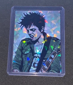 Billie Joe Armstrong Green Day Custom Refractor Holographic Prizmatic Card - Picture 1 of 4
