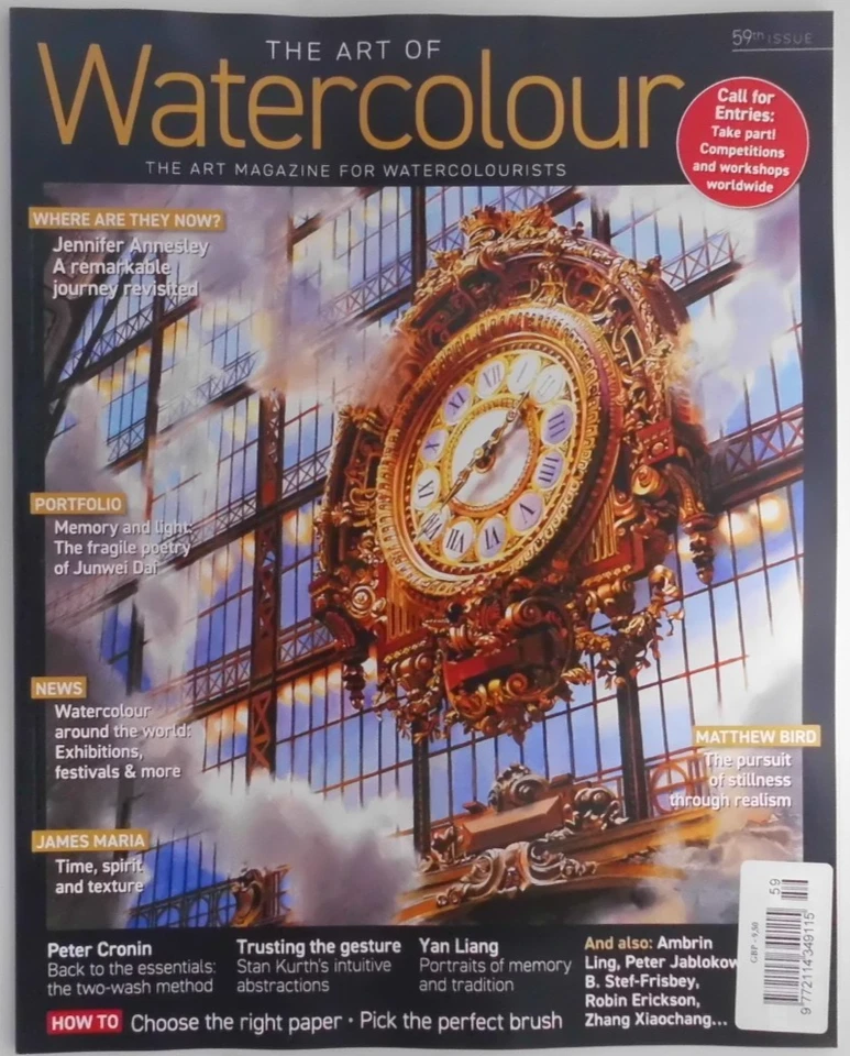 The Art of Watercolour magazine #59 2025 Matthew Bird: The pursuit of stillness - Image 1 of 1