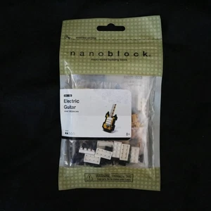 nanoblock ELECTRIC GUITAR SET micro mini building blocks miniature model NEW - Picture 1 of 3