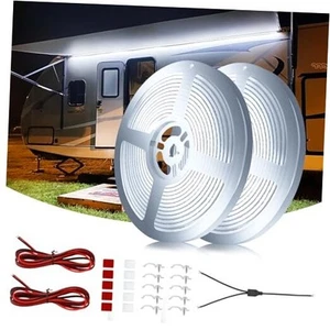 COB RV Awning Lights, 12V 32.8FT Camping Awning Light, IP68 Waterproof LED - Picture 1 of 7