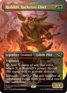 Redshift, Rocketeer Chief (Borderless) (Foil) Aetherdrift MTG - Picture 1 of 1