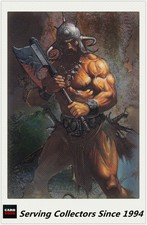 1994 FPG FANTACY ART TRADING CARD KEN KELLY METALLIC STORM CARD MS4