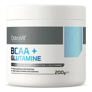 BCAA + GLUTAMINE 200g - Top antikatabole Formel, kein Zucker, reine Aminosäuren - Picture 1 of 3