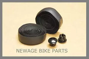 New BLACK Handle Bar Tape Vinyl Wrap FIXIE ROAD BIKE BICYCLE Handlebar - Picture 1 of 1