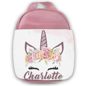Personalised Unicorn Kids Lunch Bag Any Name Childrens Girls School Snack Box 4 - Picture 1 of 4