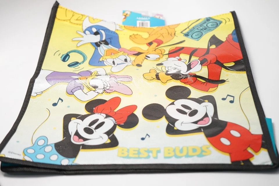 Bolso de Mano Disney Mickey & Friends Best Buds Reutilizable 100% Polipropileno NUEVO Foto 1 de 4