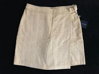 Burberry Golf Tan Wheat Corduroy Skort Skirt / Shorts Womens US 10 (UK 14) *NEW* - Image 1 of 4