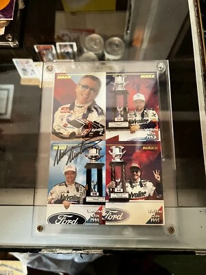 Mark Martin Does It A-Glen! Maxx Promo Autographed w/ COA - 1993-1995 NM - Image 1 of 2