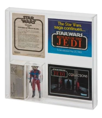 GW Acrylic Mail away Display Case ESB Admiral Ackbar & ROTJ Nien Nunb - AMC-006 - Image 1 of 4