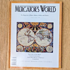 Mercator's World Magazine Vol. 1 No. 1 1996 Maps Atlases Globes Charts Geography - Picture 1 of 7