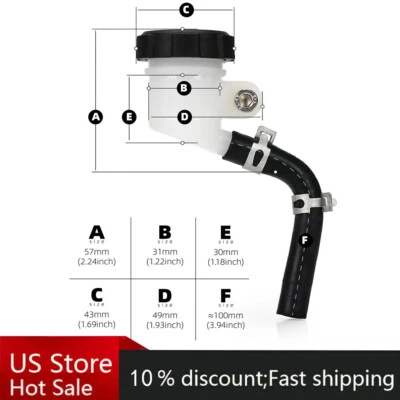 Taza depósito líquido freno trasero para YAMAHA FZ8 FJ09 FZ07 MT-07 MT-09 YZFR1 XSR700 Foto 1 de 4