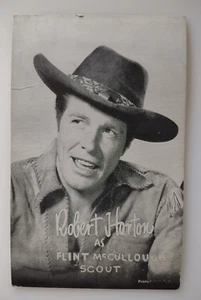 Robert Horton Vagón Tren Arcade Tarjeta Comercial Actor Exposición Original Western TV - Imagen 1 de 1