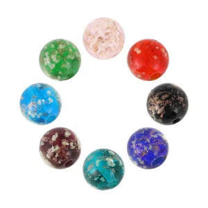 8 Pezzi Perline Brillanti al Buio per Gioielli Perline Rotonde Perline Vetro - Foto 1 di 12