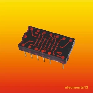 TIL305 TEXAS INSTRUMENTS 5 X 7 ALPHA NUMERIC RED LED DISPLAY - Picture 1 of 2