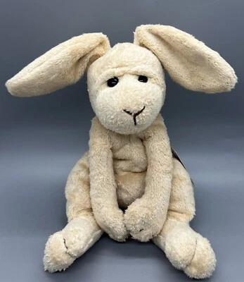 Vintage Manhattan Toy Ragtails Imogine Rabbit Bunny Plush Stuffed Animal Tan 7" - Image 1 of 3