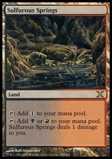 Sulfurous Springs X (1) MTG Tenth Edition Excellent/Near Mint (RG) 4RCards
