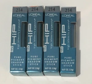 L'Oreal HIP High Intensity Pigments Shadow Stick 214 Exhilarating - Lot Of 4 - Picture 1 of 2