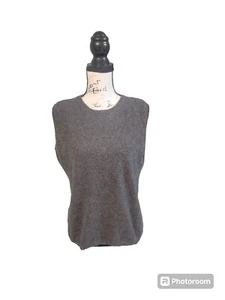 Sutton Studio 100%Cashmere Womens Designer Luxury Top Size Large - Picture 1 of 6