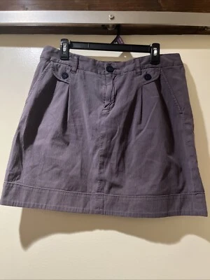 Falda Corta Marc By Marc Jacobs Algodón Acanalado Cierre Cremallera Color: Gris Talla: 12 Foto 1 de 4