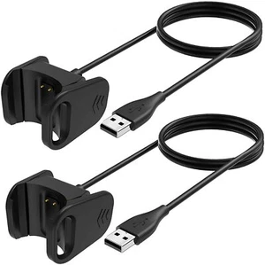Cable de carga USB de repuesto compatible con Fitbit Charge 4 base 55 cm - Imagen 1 de 4