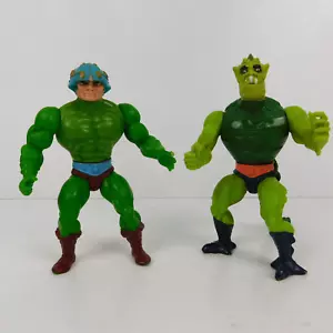 (2) Figuras de acción de colección Motu Man at Arms & Whiplash Masters of the Universe 1983 - Imagen 1 de 15