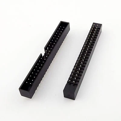 100pcs IDC Connector 2mm 2 x 22 Pin 44 Pin Male Straight Shrouded PCB Box Header - Image 1 of 4