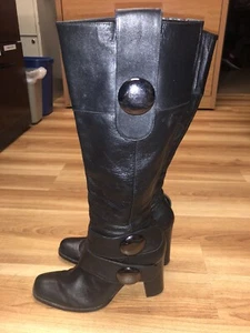 Jessica Bennett  Black Pull- On  Womens Fashion Boots Size 7 - Picture 1 of 10