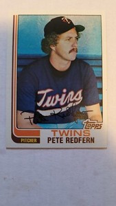 1982 TOPPS PETE REDFERN #309 NM 