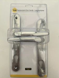 YALE Long Backplate Door Handles - YES-LBDH-PC - Picture 1 of 1