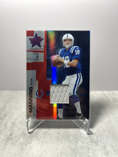 2007 Leaf Rookies and Stars Longevity - Materials Ruby - #80 Peyton Manning /250