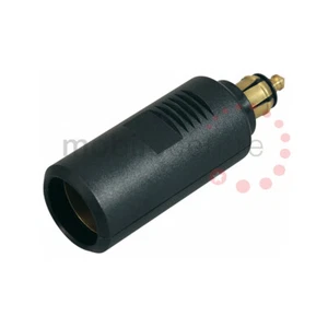 12V or 24V DIN plug to cigar socket inline changeover adaptor convertor 16A - Picture 1 of 1