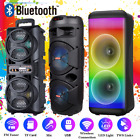 6000W Portable Bluetooth Speaker Sub Woofer Heavy Bass Party Sound System Mic