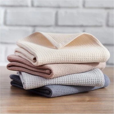 SUPREMEPLUS Premium Kitchen Dish Towels - 15x25 inch Waffle Weave Towels for Cleaning