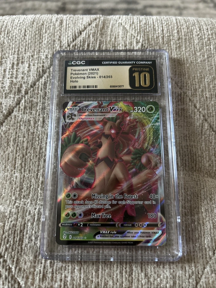 2021 Pokemon Trevenant Vmax Holo CGC Pristine 10 - Image 1 of 4