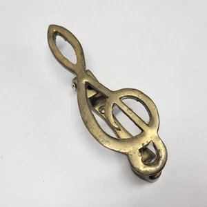Violinschlüssel Türklopfer massiv Messing Metall Musiknote Musik Musiker - Bild 1 von 8