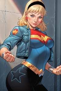 WONDER GIRL CASSIE Fine Art Print 13x19 Limited Edition 1 of 30 DC Comics - Picture 1 of 1