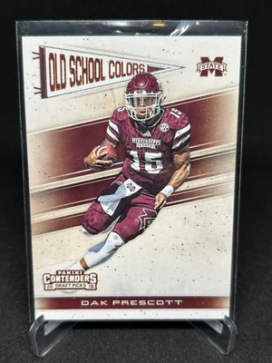 2018 Panini Contenders Draft Picks - Old School Colors Dak Prescott #6 - Image 1 of 2