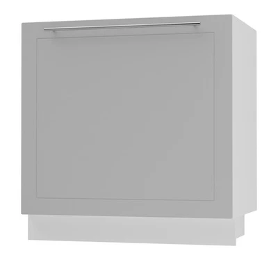 Spülenschrank KVANTUM 80x50x82cm Teilauszug grifflos Farbe wählbar (Q-D1ZM/80) - Bild 1 von 4
